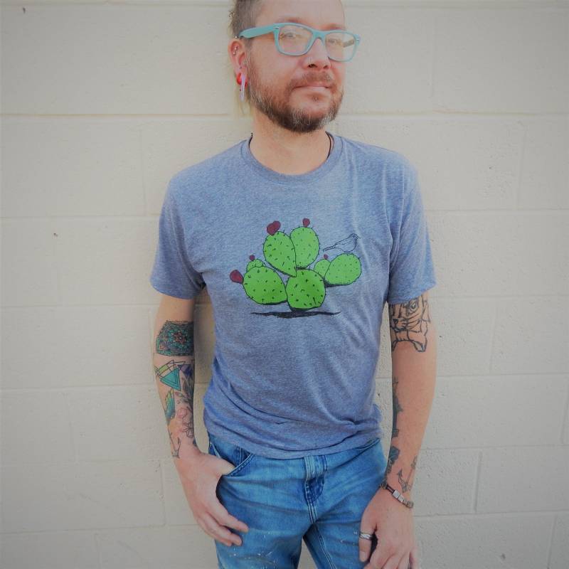 Herren/Unisex Feigenkaktus Tri-Blend T-Shirt, Größe S-xxl-Premium Heather von TheTinyFarmer
