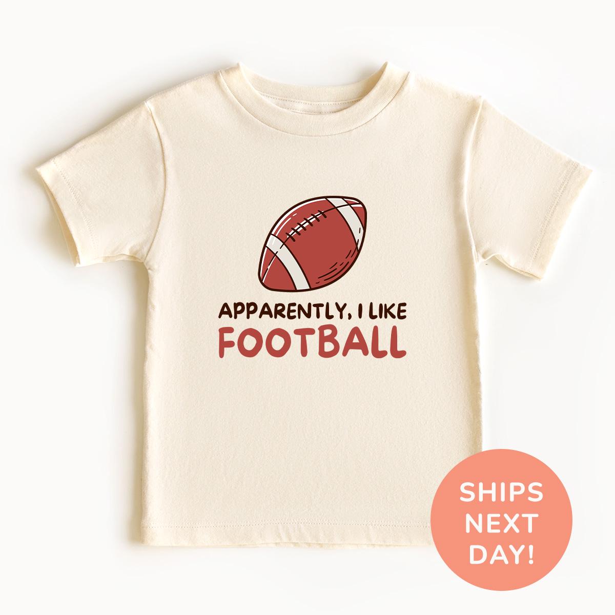 Apparly I Like Football Shirt & Onesie® Lover Kinder Fußball Season Sport von TheTinyThreadsCo