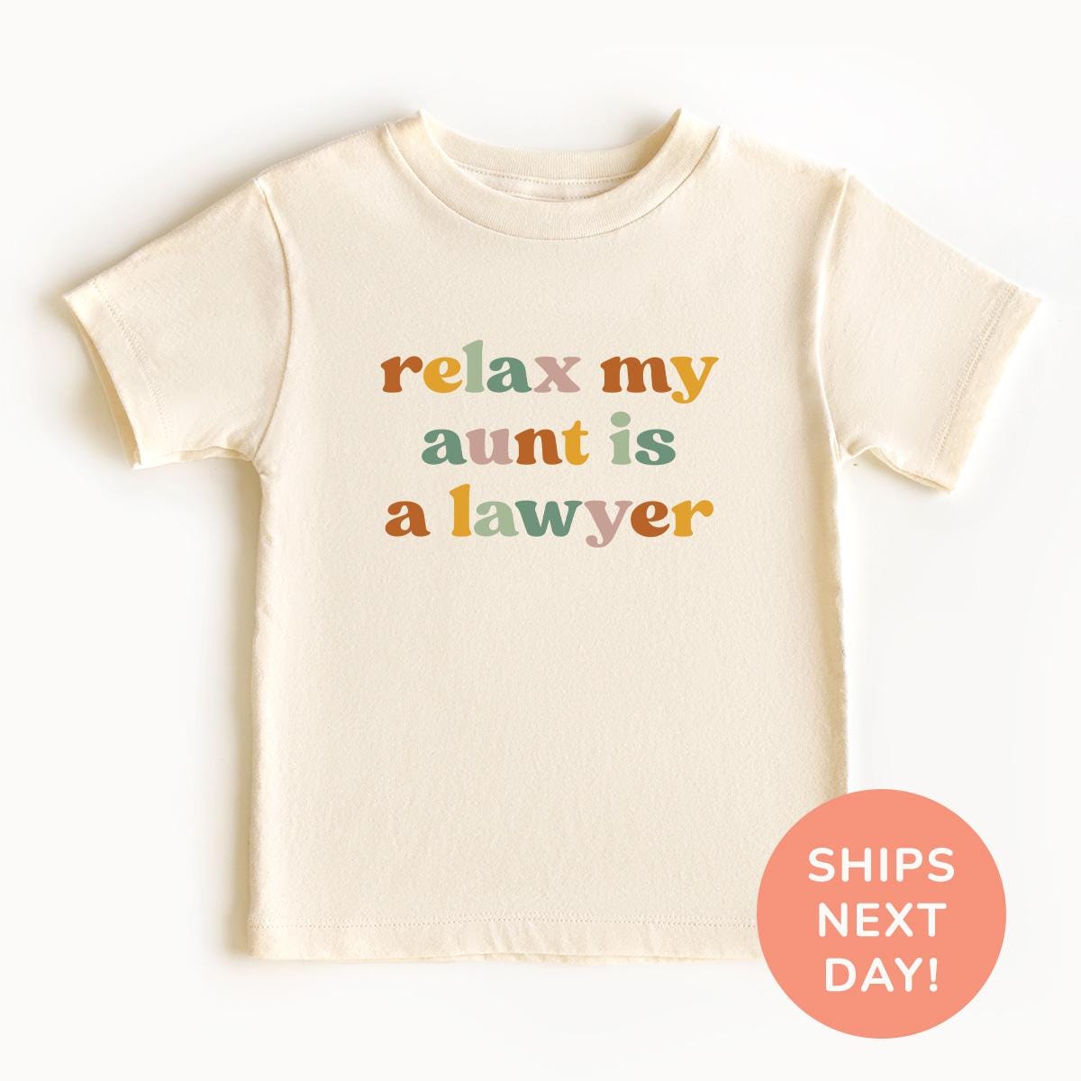 Entspann Dich, Meine Tante Ist Ein Lawyer Shirt Und Onesie®, Retro Kleinkind & Jugend Shirt, Kinder Niedlicher Baby Body, Lustiges Für von TheTinyThreadsCo