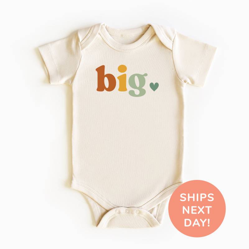 Großes Mittleres, Kleines Shirt Und Onesie® Retro Big Sibling Süßes Passendes Geschwister Großer Bruder Große Schwester Kinder von TheTinyThreadsCo