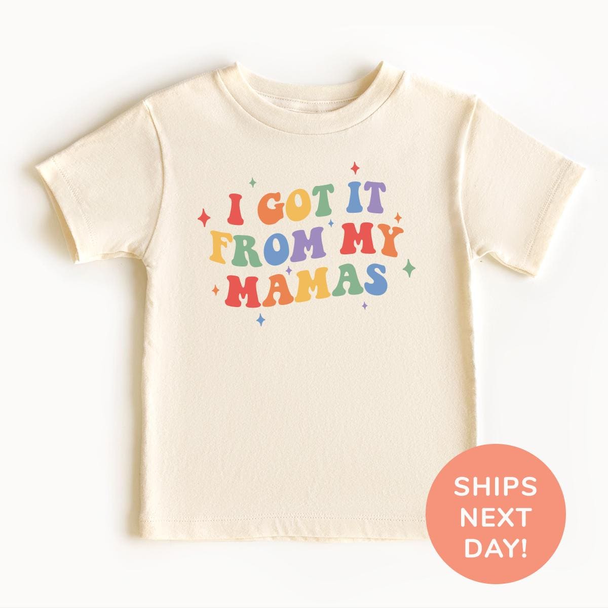 Ich Habe Es Von Meinen Mamas Bekommen Shirt Onesie®, Two Moms Club Shirt, Pride Month Lgbtqia + Kinder Für Kinder, Babypartygeschenk von TheTinyThreadsCo