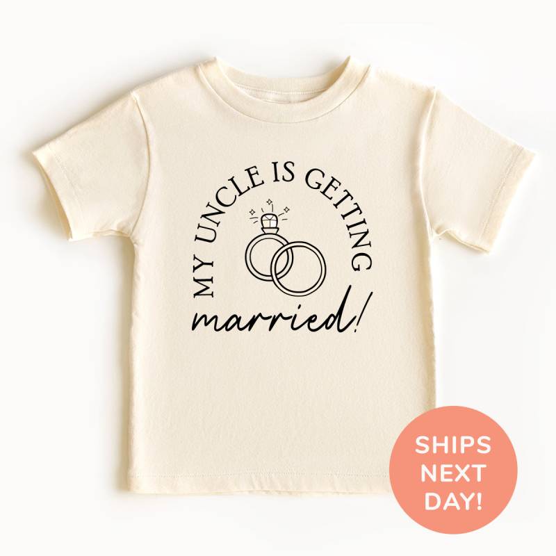 Mein Onkel Wird Geheiratet Shirt Und Onesie®, Süßes Brautparty-Kleinkind - Jugend-Shirt, Onkel-Verlobungsmitteilungs-Bodysuit von TheTinyThreadsCo
