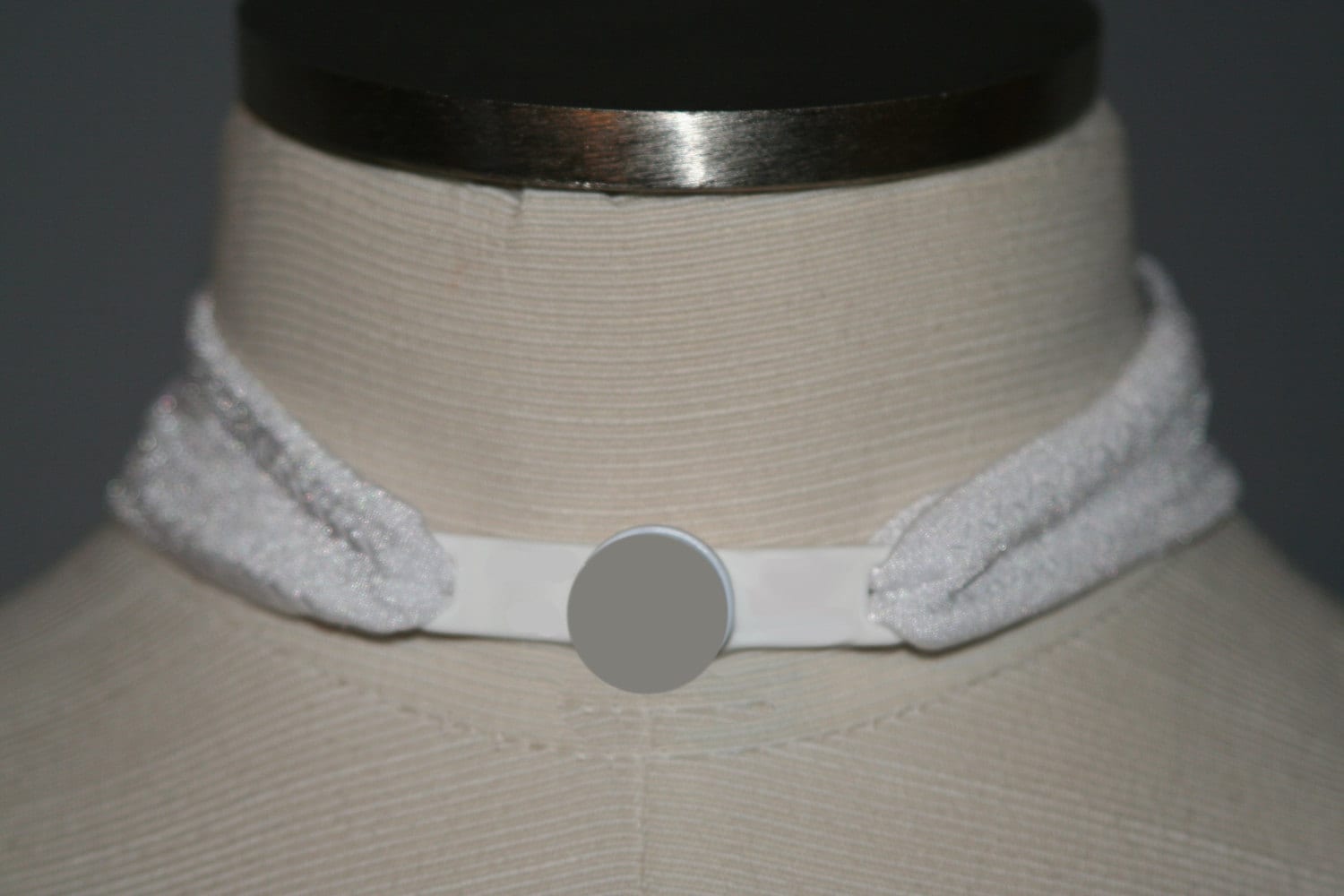 Perlen Weiß Titan Trach Krawatte von TheTrachShopLLC