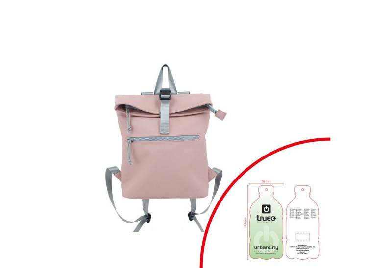 TheTrueC Freizeitrucksack TheTrueC Rucksack Urban Line - Nele rot (1-tlg) von TheTrueC