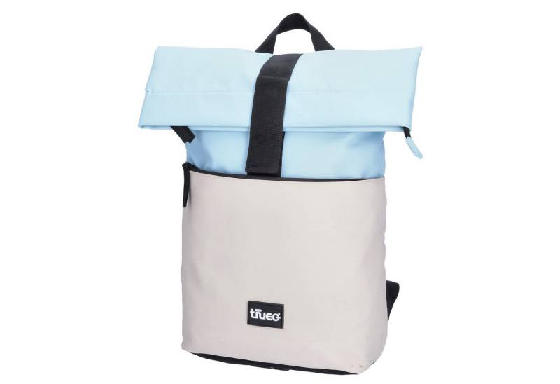 TheTrueC Freizeitrucksack TheTrueC Rucksack Urban Line - Alma Beige-Blue (1-tlg) von TheTrueC