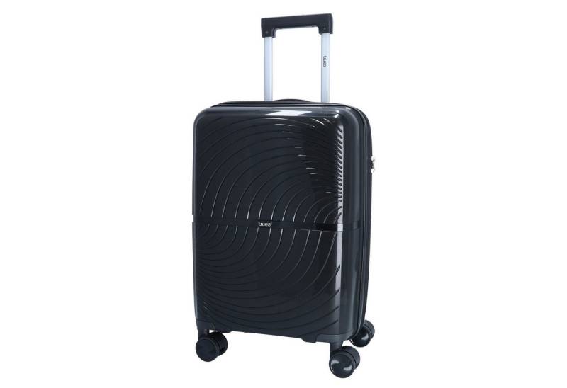 TheTrueC Koffer TheTrueC 4-Rad Trolley 55cm Paris Black, 4 Rollen von TheTrueC