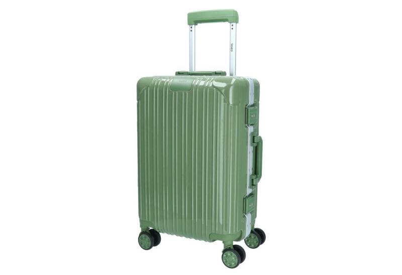 TheTrueC Koffer TheTrueC 4-Rad Trolley 56cm Alu-Rahmen London army green, 4 Rollen Rollen von TheTrueC