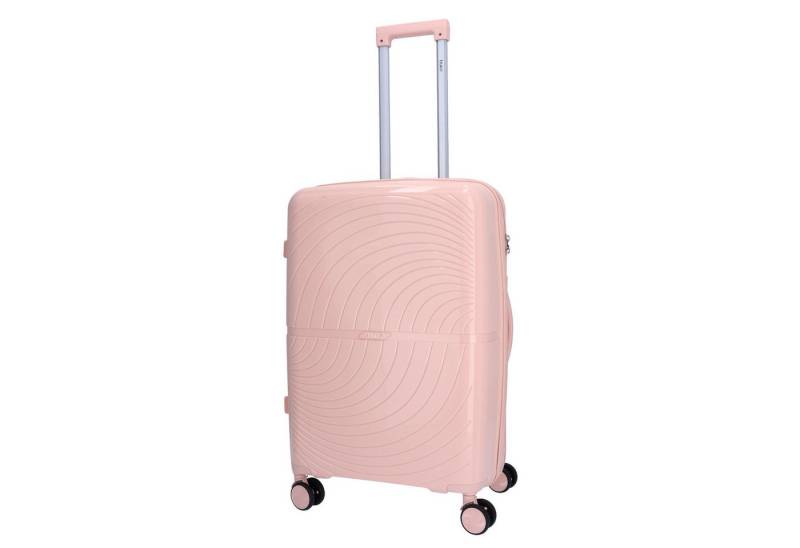TheTrueC Koffer TheTrueC 4-Rad Trolley 66cm Paris rose, 4 Rollen Rollen von TheTrueC