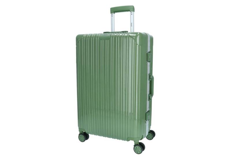 TheTrueC Koffer TheTrueC 4-Rad Trolley 72cm Alu-Rahmen London army green, 4 Rollen Rollen von TheTrueC
