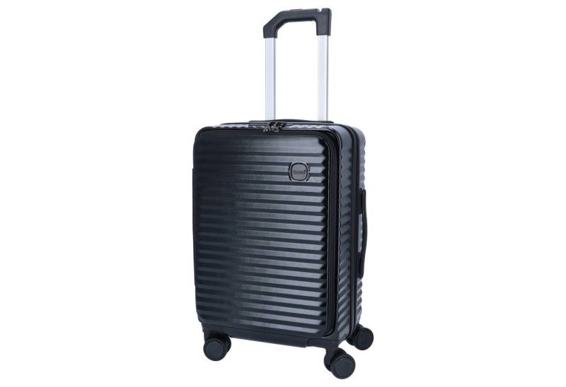 TheTrueC Koffer TheTrueC 4-Rad Trolley S - MONACO Black, 4 Rollen Rollen von TheTrueC