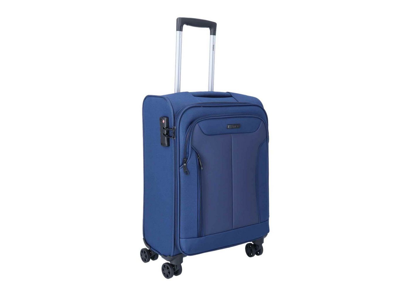 TheTrueC Koffer TheTrueC 4 Rollen Koffer Superlight 55cm Kopenhagen navy, 4 Rollen Rollen von TheTrueC