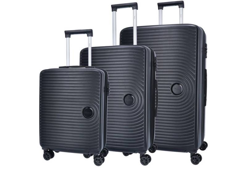 TheTrueC Koffer TheTrueC Black, 4 Rollen Rollen von TheTrueC