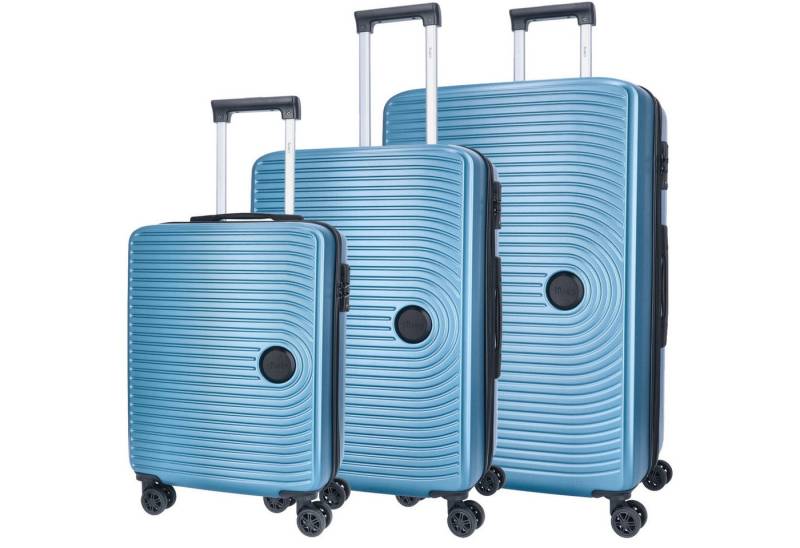 TheTrueC Koffer TheTrueC sky blue, 4 Rollen Rollen von TheTrueC