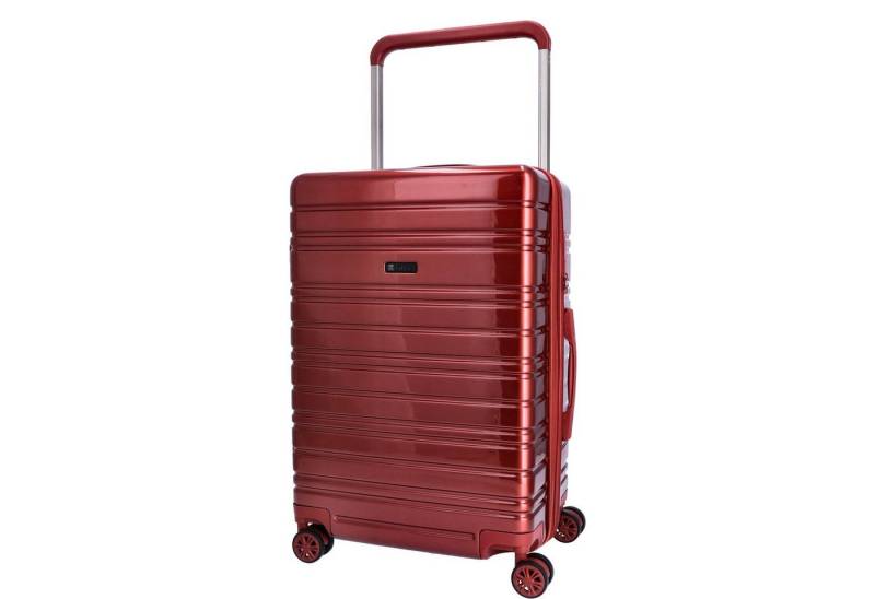 TheTrueC Koffer TheTrueC 4-Rad Trolley 65cm Göteborg Red, 4 Rollen Rollen von TheTrueC