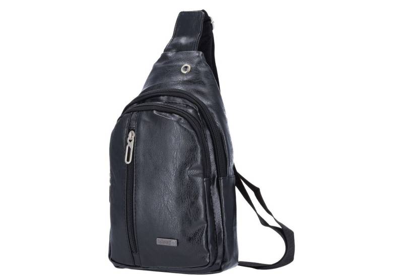 TheTrueC Freizeitrucksack TheTrueC Cross Body Tasche Urban Line - Paiman schwarz (1-tlg) von TheTrueC