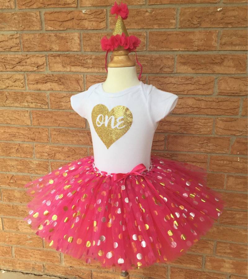 Mädchen Erster Geburtstag Shirt, 1. Outfit, 1 Jahr Alt Geburtstag, Ein von TheTwirl