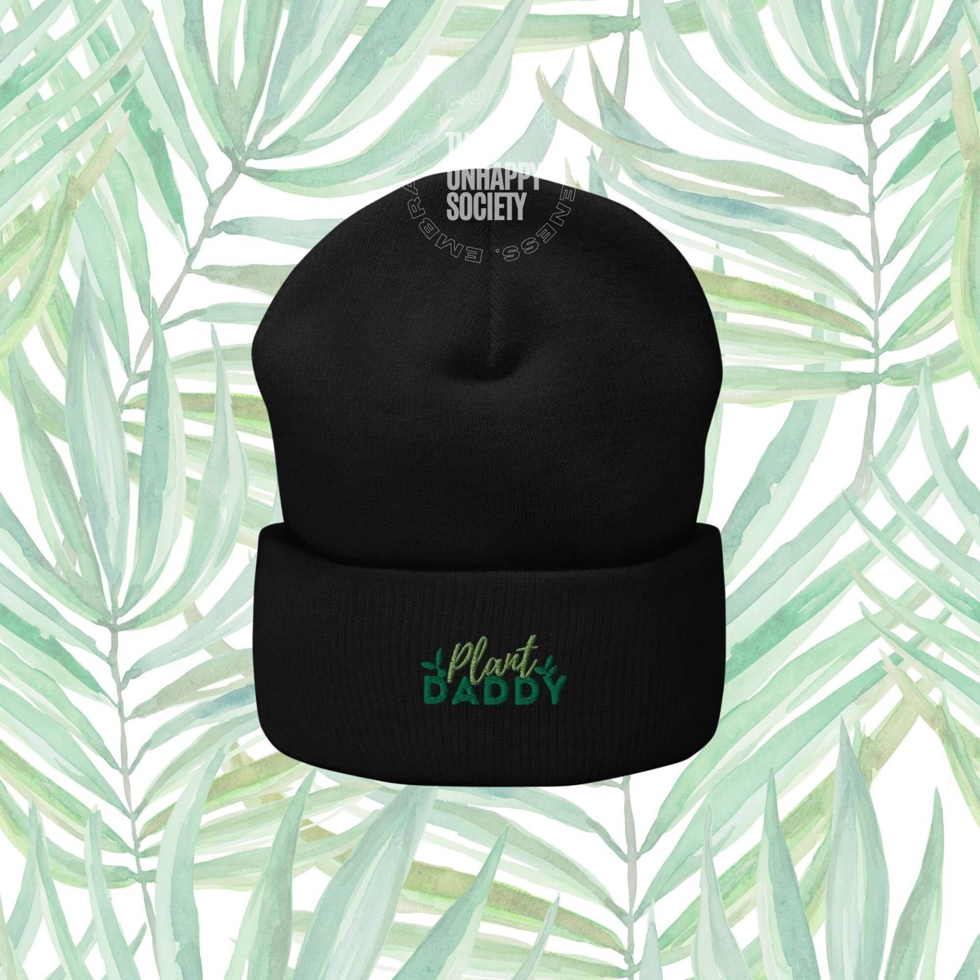 Plant Daddy Beanie, Embroidered Beanie Dad Gift Hat Parent Green Thumb Lover For Him von TheUnhappySociety