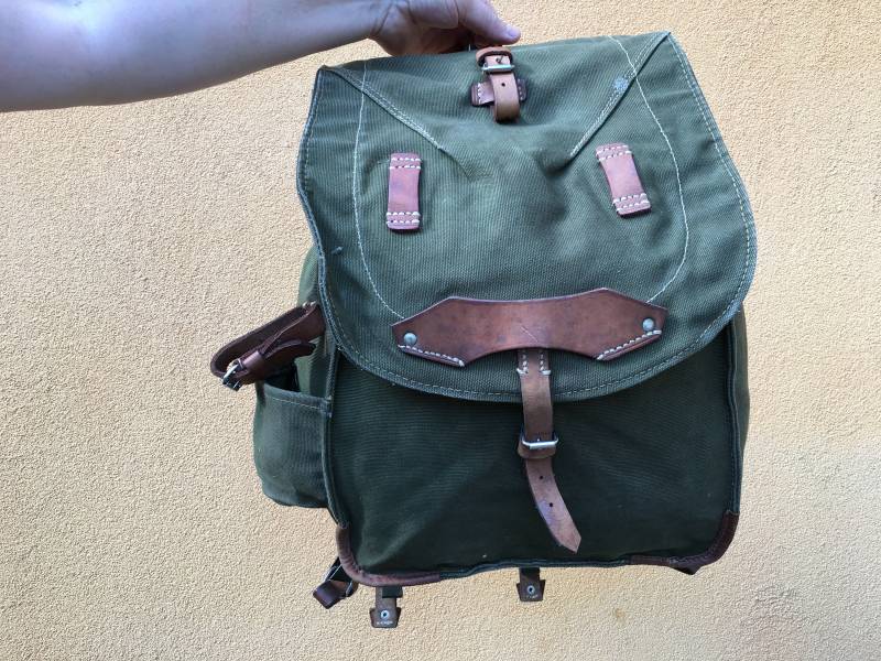 Nie Benutzt - Vintage Distressed Canvas Rucksack Militärrucksack Touristenrucksack Aus Segeltuch Angelrucksack Bergrucksack Nie Benutzt - Vintage Distressed Canvas Rucksack Militärrucksack Touristenrucksack Aus Segeltuch Angelrucksack Bergrucksack von TheVINTAGEShopBG