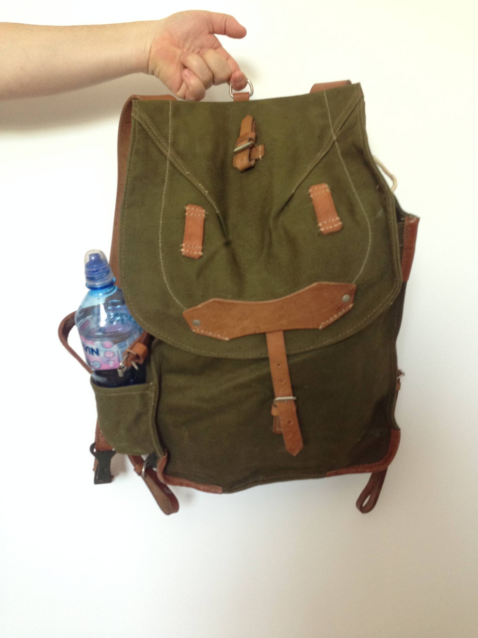 Nie Benutzt - Vintage Distressed Canvas Rucksack Tourist Angelrucksack -Bergrucksack Nie Benutzt - Vintage Distressed Canvas Rucksack Tourist Angelrucksack -Bergrucksack von TheVINTAGEShopBG