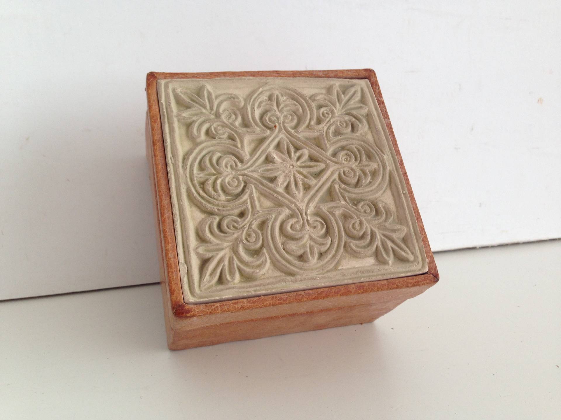 Vintage Echtleder Box - Leder Trinket Schmuck Echt Memory Vintage Echtleder Box - Leder Trinket Schmuck Echt Memory von TheVINTAGEShopBG