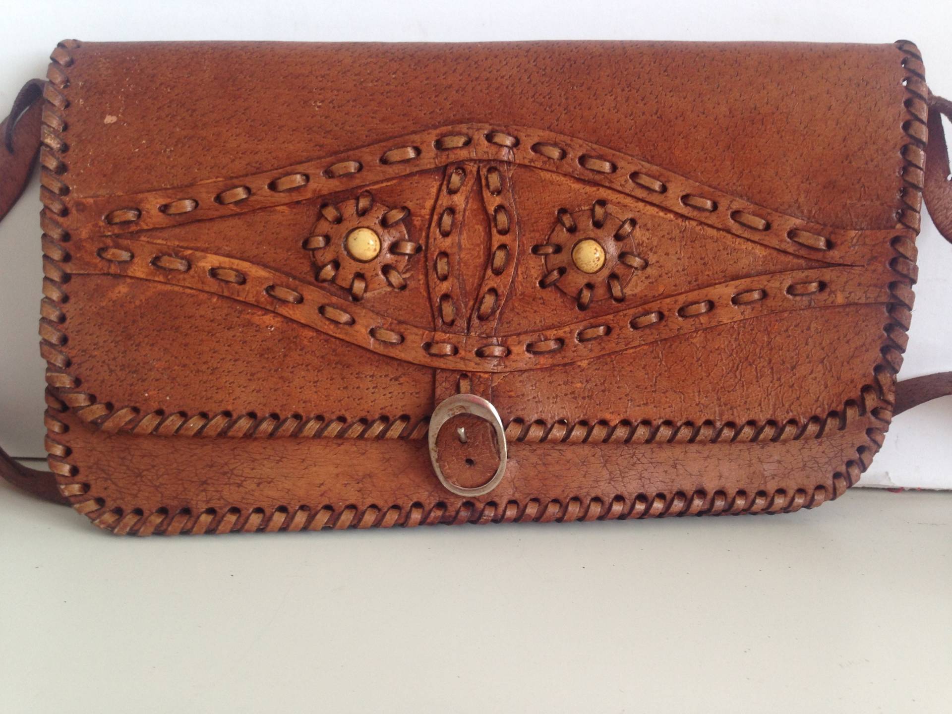 Vintage Echtleder Tasche - Retro Ledertasche Alte Aus 60'- Frauenecht Leder Echt Umhängetasche Vintage Echtleder Tasche - Retro Ledertasche Alte Aus 60'- Frauenecht Leder Echt Umhängetasche von TheVINTAGEShopBG