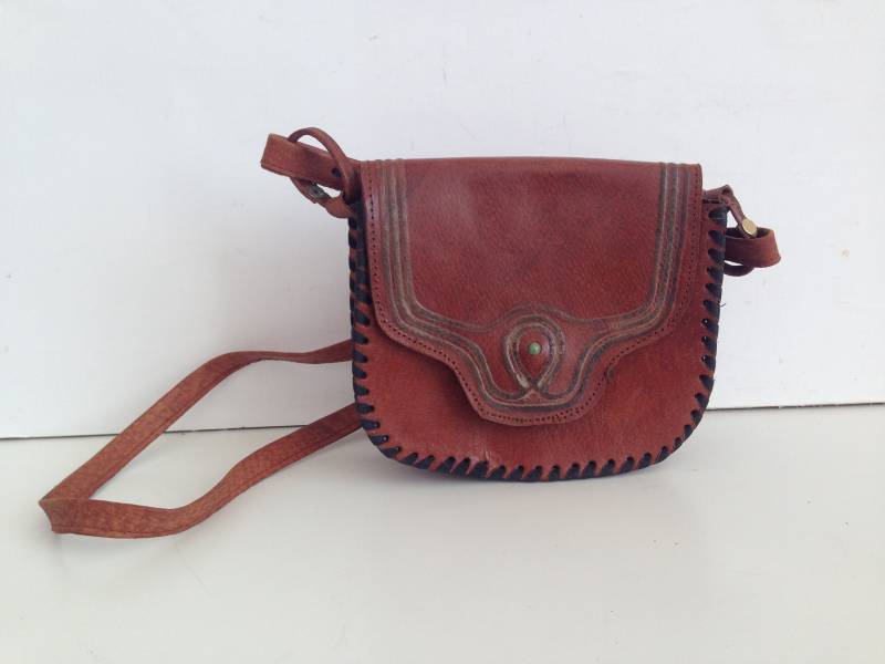 Vintage Echtleder Tasche - Retro Ledertasche Alte Aus 70' Braune Echt Leder Umhängetasche Vintage Echtleder Tasche - Retro Ledertasche Alte Aus 70' Braune Echt Leder Umhängetasche von TheVINTAGEShopBG