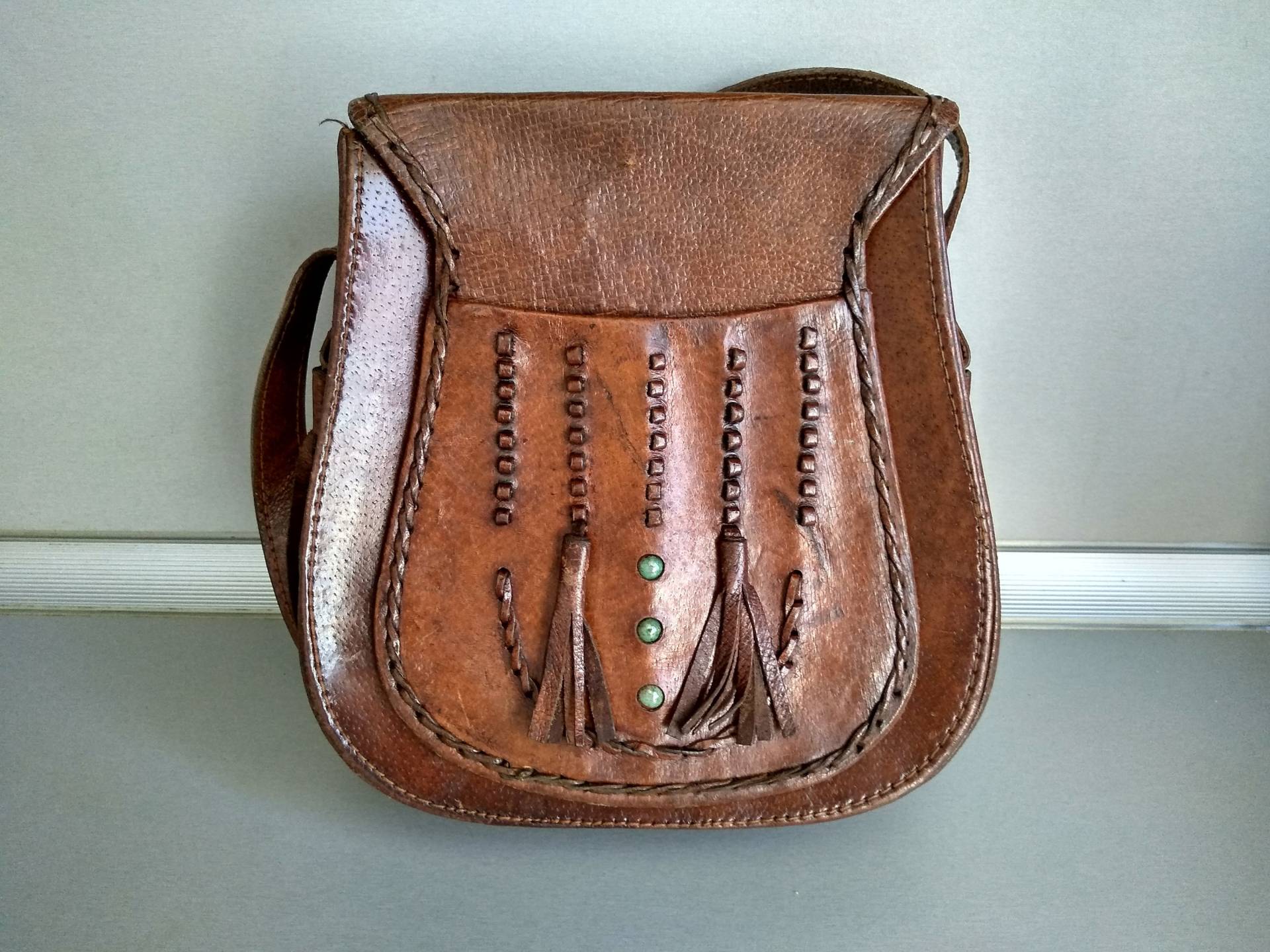 Vintage Echtleder Tasche - Retro Ledertasche Alte Aus 70' Braune Echt Leder Umhängetasche Vintage Echtleder Tasche - Retro Ledertasche Alte Aus 70' Braune Echt Leder Umhängetasche von TheVINTAGEShopBG