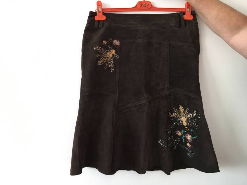 Vintage Natürlicher Wildlederrock - Rock Retro Vintage Natürlicher Wildlederrock - Rock Retro von TheVINTAGEShopBG