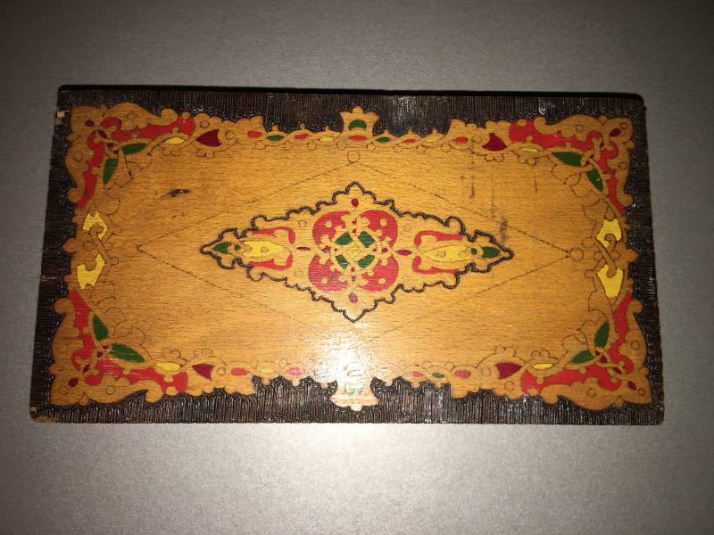 Vintage Pyrographie Box - Holz Schmuck Memory Retro Home Deko Vintage Pyrographie Box - Holz Schmuck Memory Retro Home Deko von TheVINTAGEShopBG