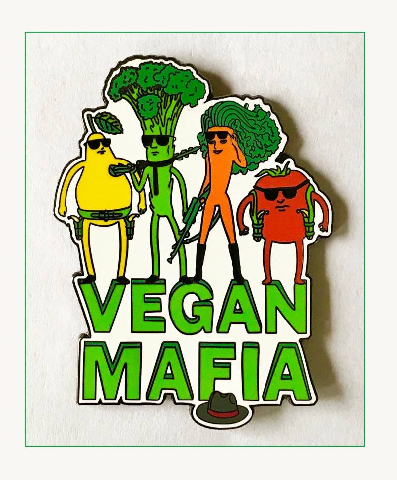 Vegan Mafia Familie - Anstecknadel Vegan Mafia Familie - Anstecknadel von TheVeganMafiaShop