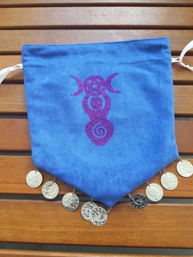 Spirale Göttin Suedecloth Beutel von TheVelvetAlchemist