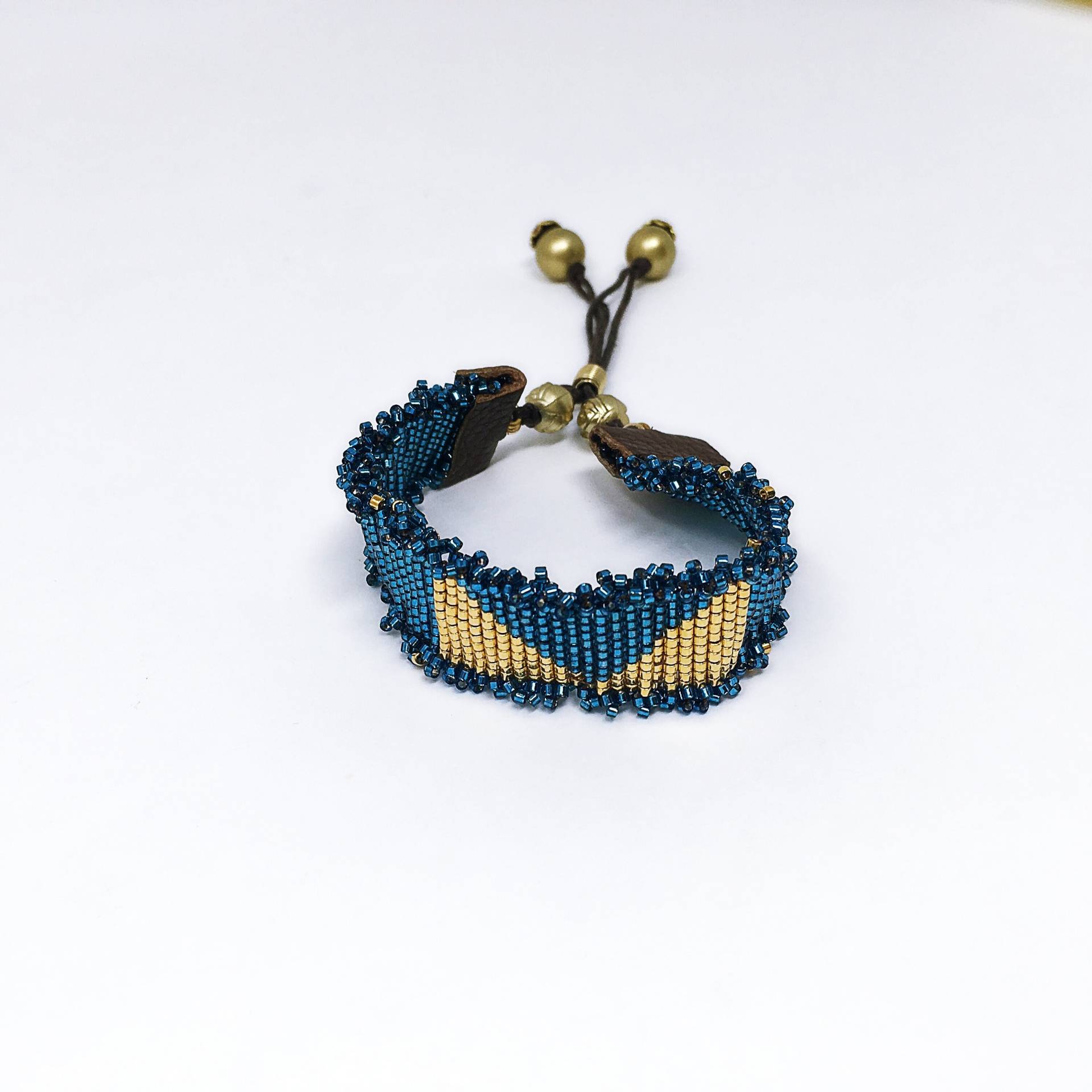 Helles Türkis Und Gold Armband, Hand Loomed Delicas Rocailles Perlen Armband, Handgemachtes Armband Mit Hochwertigen Helles Türkis Und Gold Armband, Hand Loomed Delicas Rocailles Perlen Armband, Handgemachtes Armband Mit Hochwertigen von TheVictoryCollection