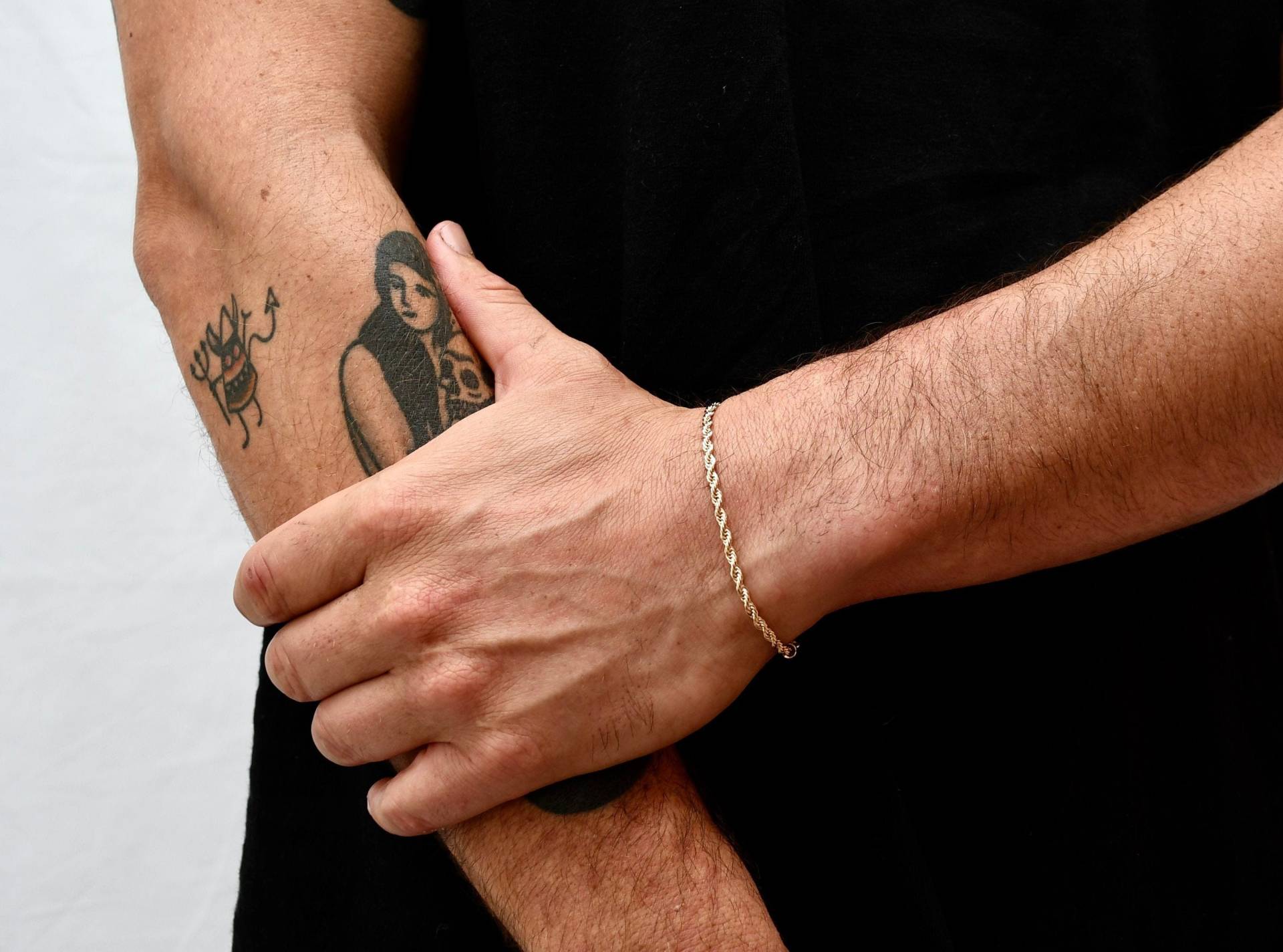 Herren Gold Armband | Seil Armbänder Für Männer Oder Frauen 3mm Seilarmband Layered 18K Herren Gold Armband | Seil Armbänder Für Männer Oder Frauen 3mm Seilarmband Layered 18K von TheViewsandCo