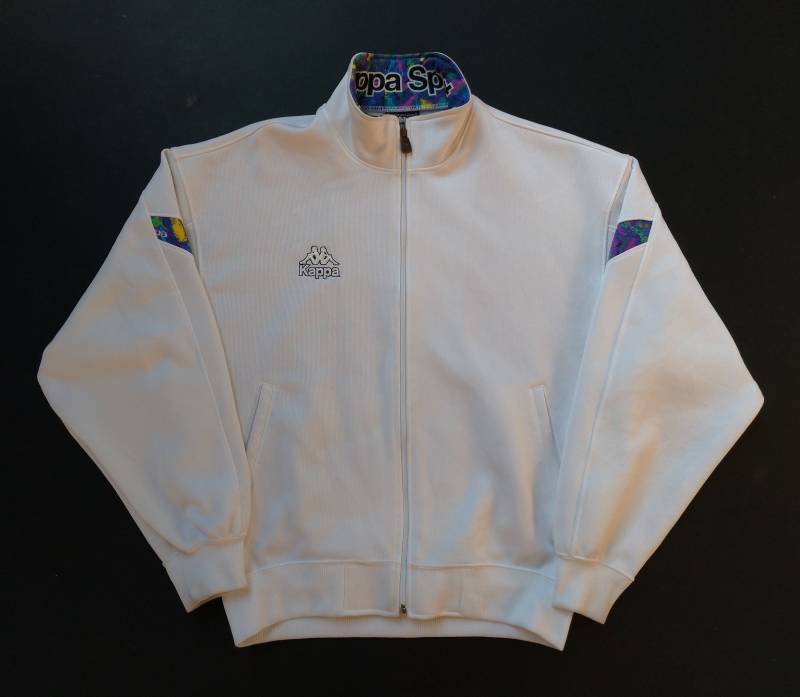 Kappa Jacke Selten Windbreaker Großes Logo Buchstabieren Jaspo Größe L von TheVintageGarment