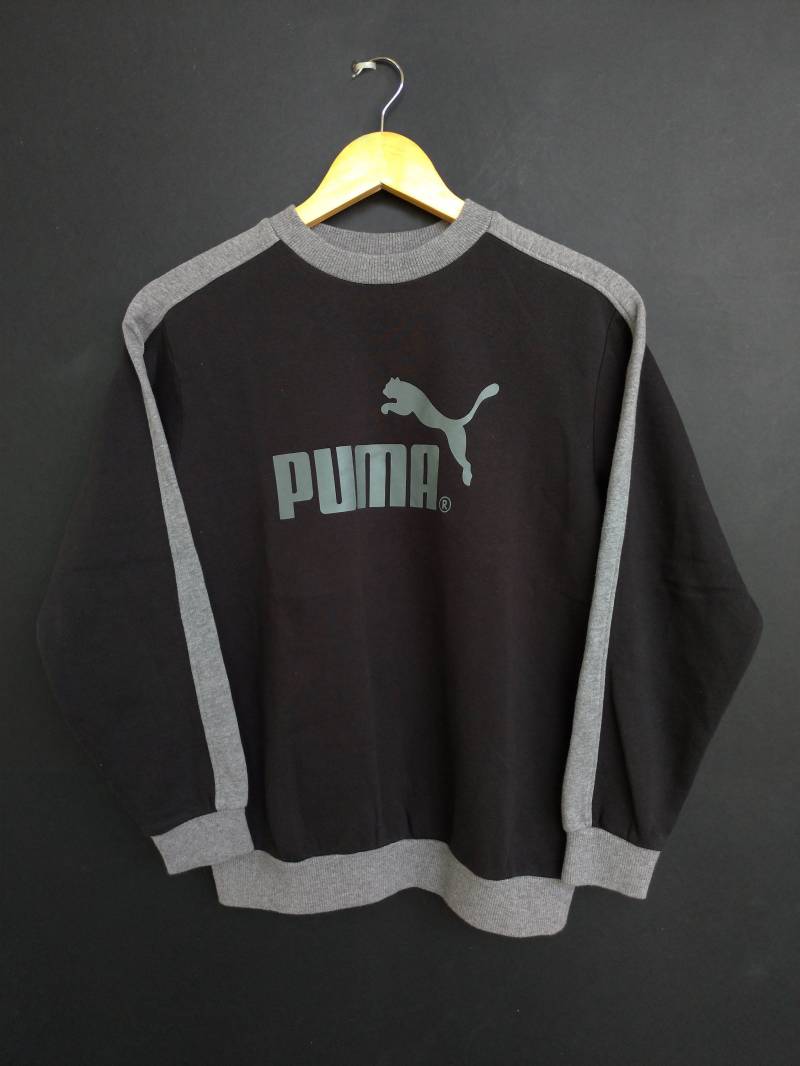 Puma Sweatshirt Big Logo Rundhals Pullover Gr. M von TheVintageGarment