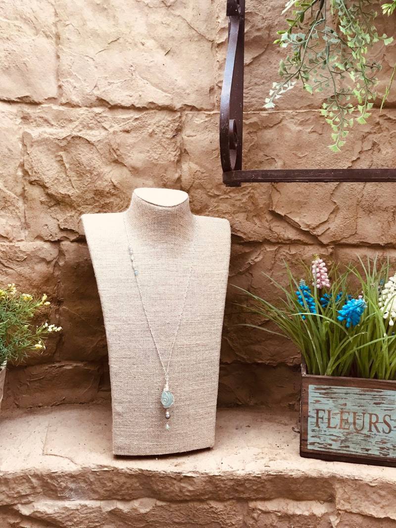 Aquamarin Halskette Aquamarin Halskette von TheVintageMermaidUS