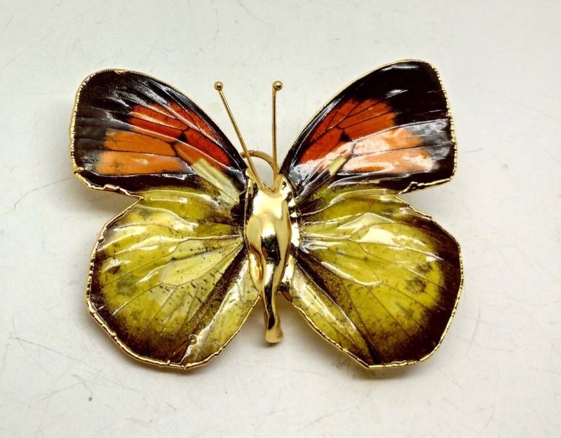 Vintage Schmetterling Kombination Brosche Und Anhänger von TheVintagePinShop