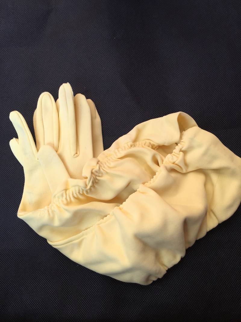 Vintage 1960Er Zitronengelb Handschuhe von TheVintageVenusShop