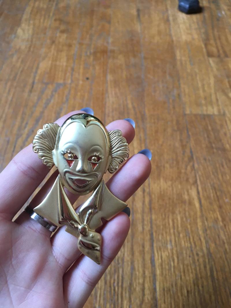 Vintage Clown, Der Gold-Pin von TheVintageVenusShop