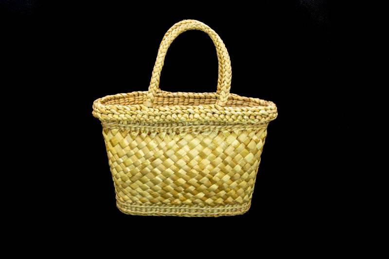 Vintage Strohtasche Messenger Bag Einkaufskorb Weidentasche Rattan Tasche Biotasche Handtasche Marktkorb Frauentasche Tote Bag von TheVintagesTreasures