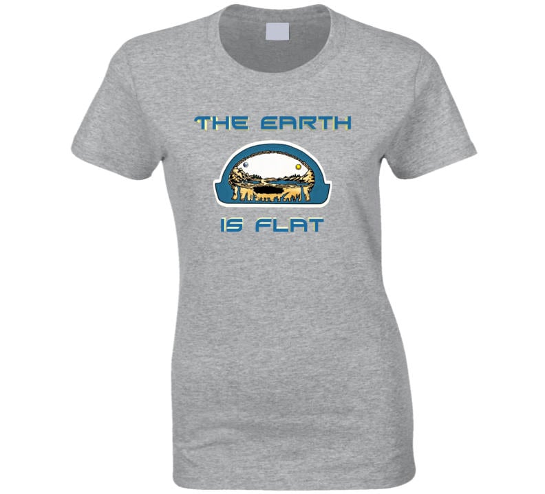 Womens T-Shirt Die Erde Ist Flach Keine Verschwörung Theorie Erdwahrheit Grau Womens T-Shirt Die Erde Ist Flach Keine Verschwörung Theorie Erdwahrheit Grau von TheVisibleImage