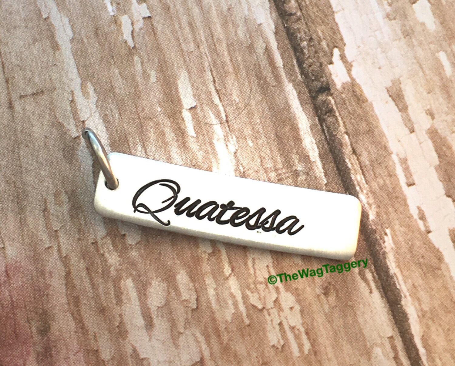 Personalisierte Namensleiste Kupfer Oder Aluminium Tag - Kind, Hund, Pferd Personalisierte Namensleiste Kupfer Oder Aluminium Tag - Kind, Hund, Pferd von TheWagTaggery