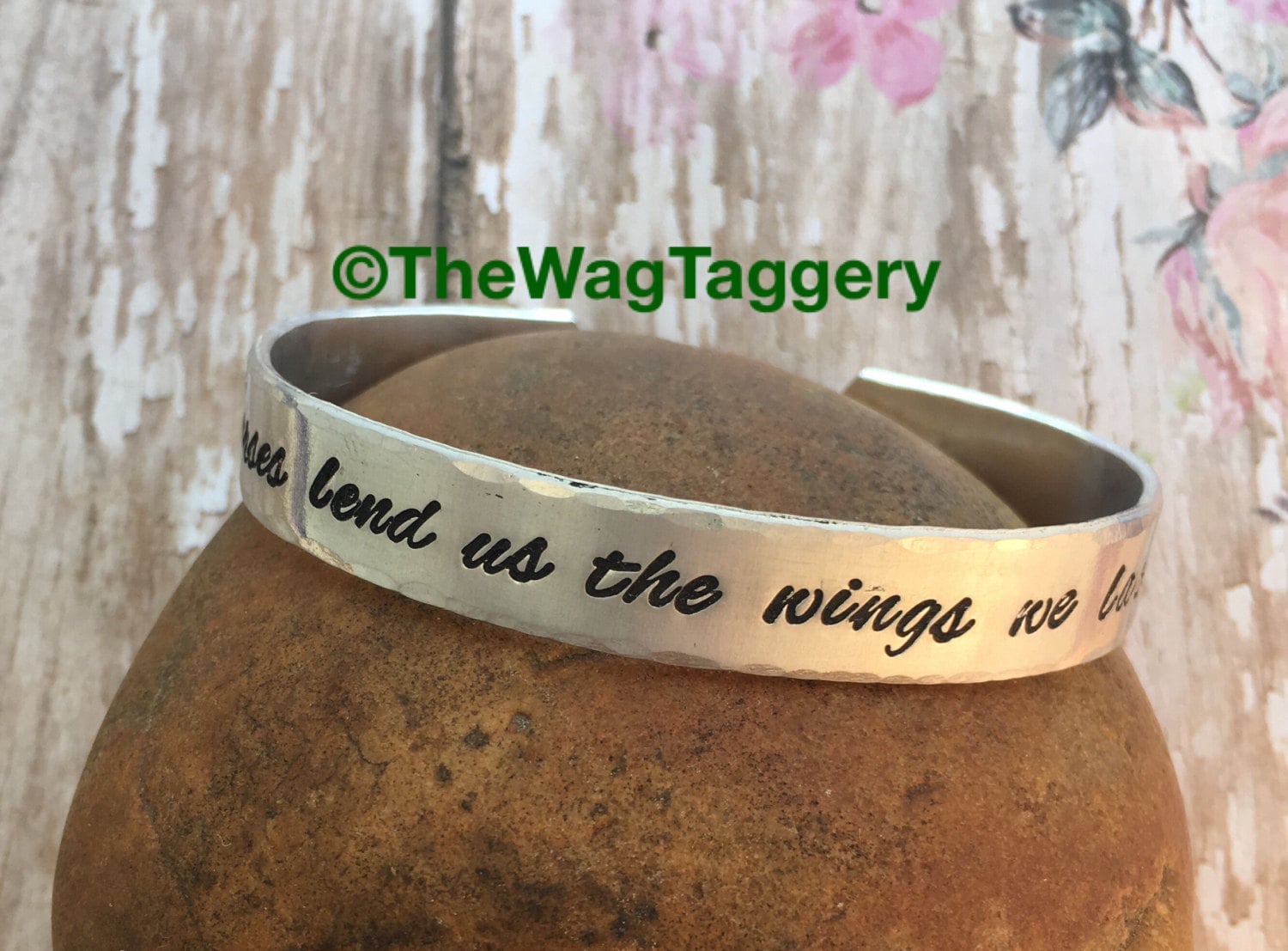 Hand Gestempelt Aluminium Pferd Armband Reiter Geschenk Hand Gestempelt Aluminium Pferd Armband Reiter Geschenk von TheWagTaggery
