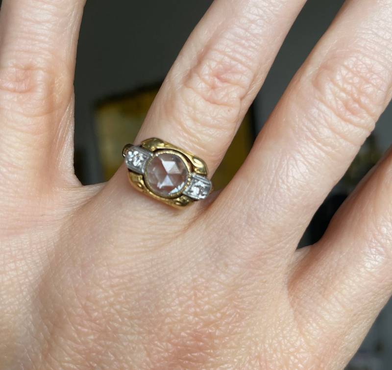 Art Deco Diamant Verlobungsring Art Deco Diamant Verlobungsring von TheWanderingStarShop