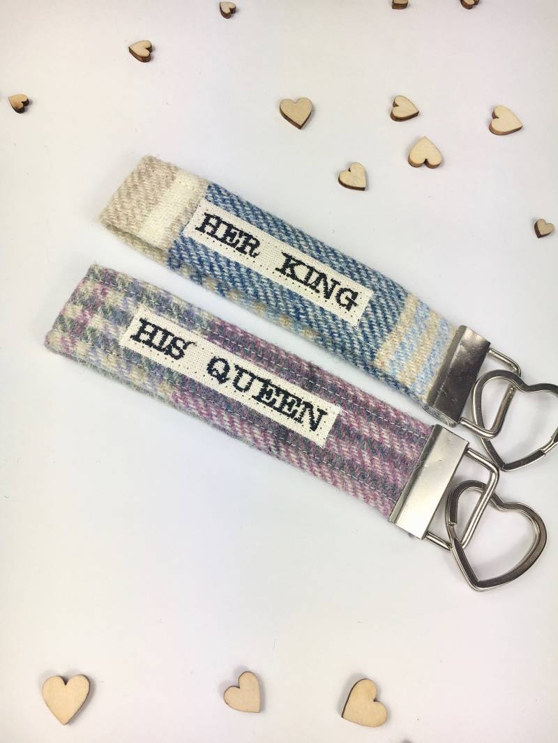 Ihr König Seine Königin Schlüsselanhänger - Geburtstag Valentinstag Paargeschenk Mann Frau Freund Freundin Geschenk von TheWeeLoft