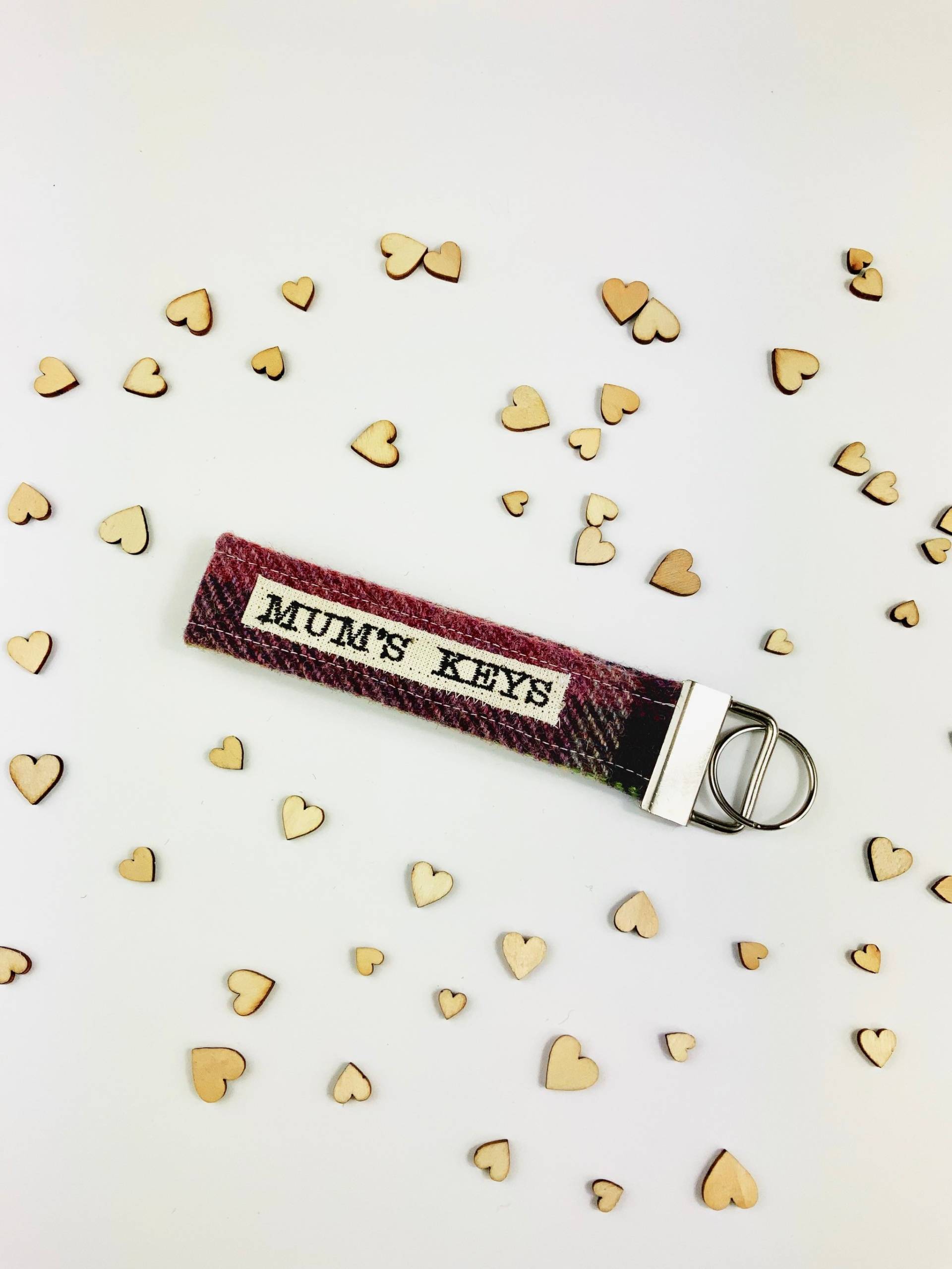 Mama's Schlüssel Schlüsselanhänger - Mama Geschenk Für Mutter Großmutter-Geschenk Tweed Muttertag von TheWeeLoft