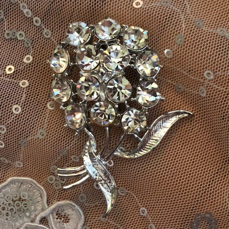 Vintage Strass Blume Boquet - Eisenberg Imitat Pin von TheWickedGarden