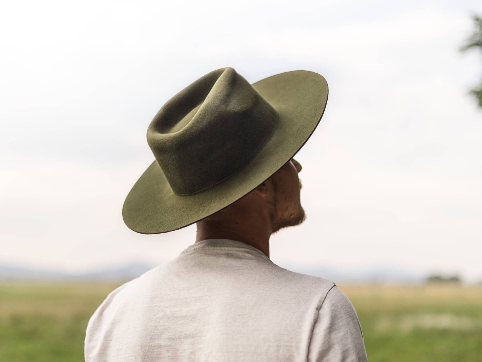 Cowboyhut Aus Filz Mit Breiter Krempe, Cattleman's Crease, Fedora, Trauzeugen, Unisex, Hochzeit, Geschenk Cowboyhut Aus Filz Mit Breiter Krempe, Cattleman's Crease, Fedora, Trauzeugen, Unisex, Hochzeit, Geschenk von TheWildFigShop