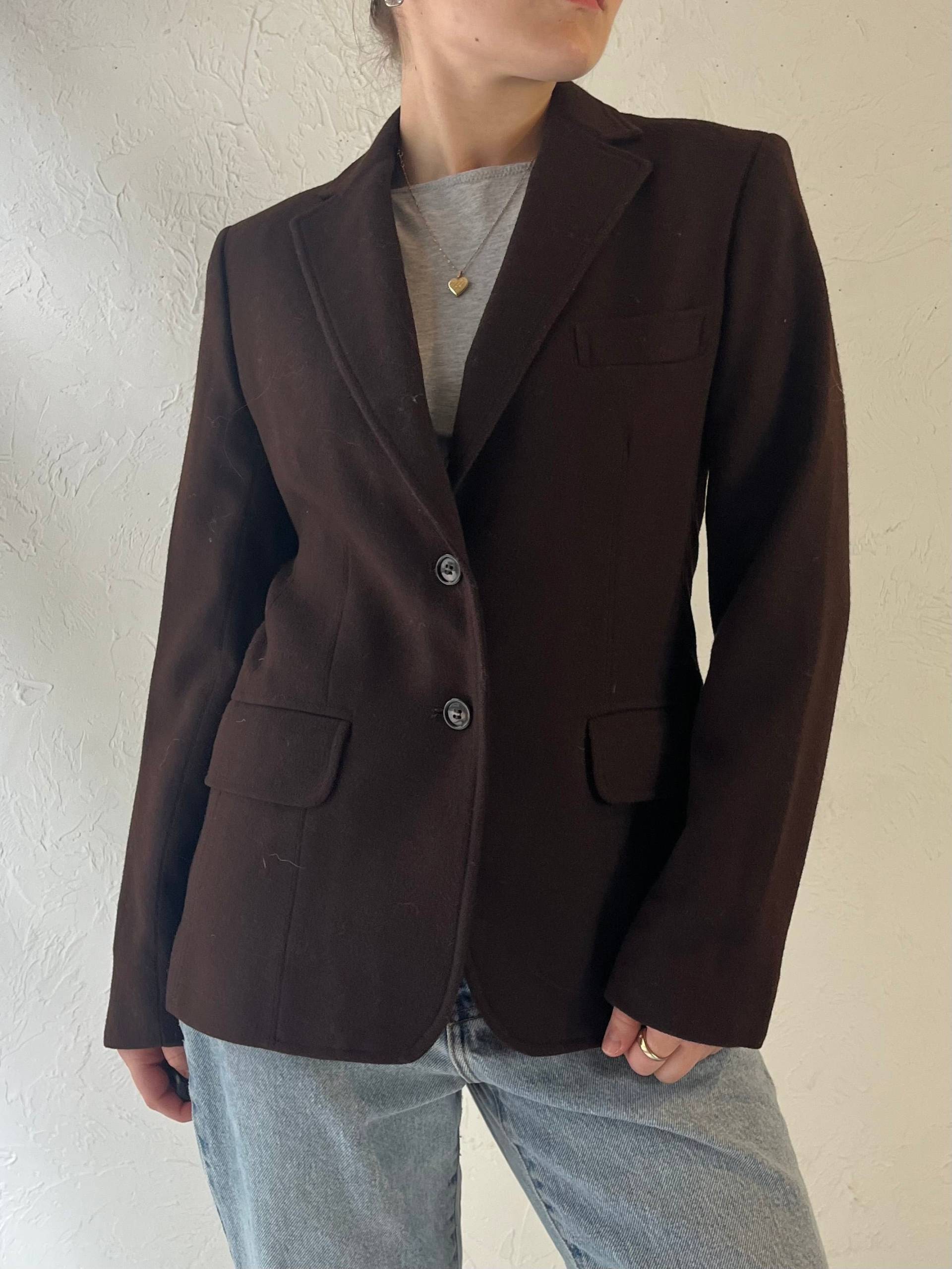 70S "Evan Picone' Braune Strick Jacke/Union Made Small von TheWildHoneyShop