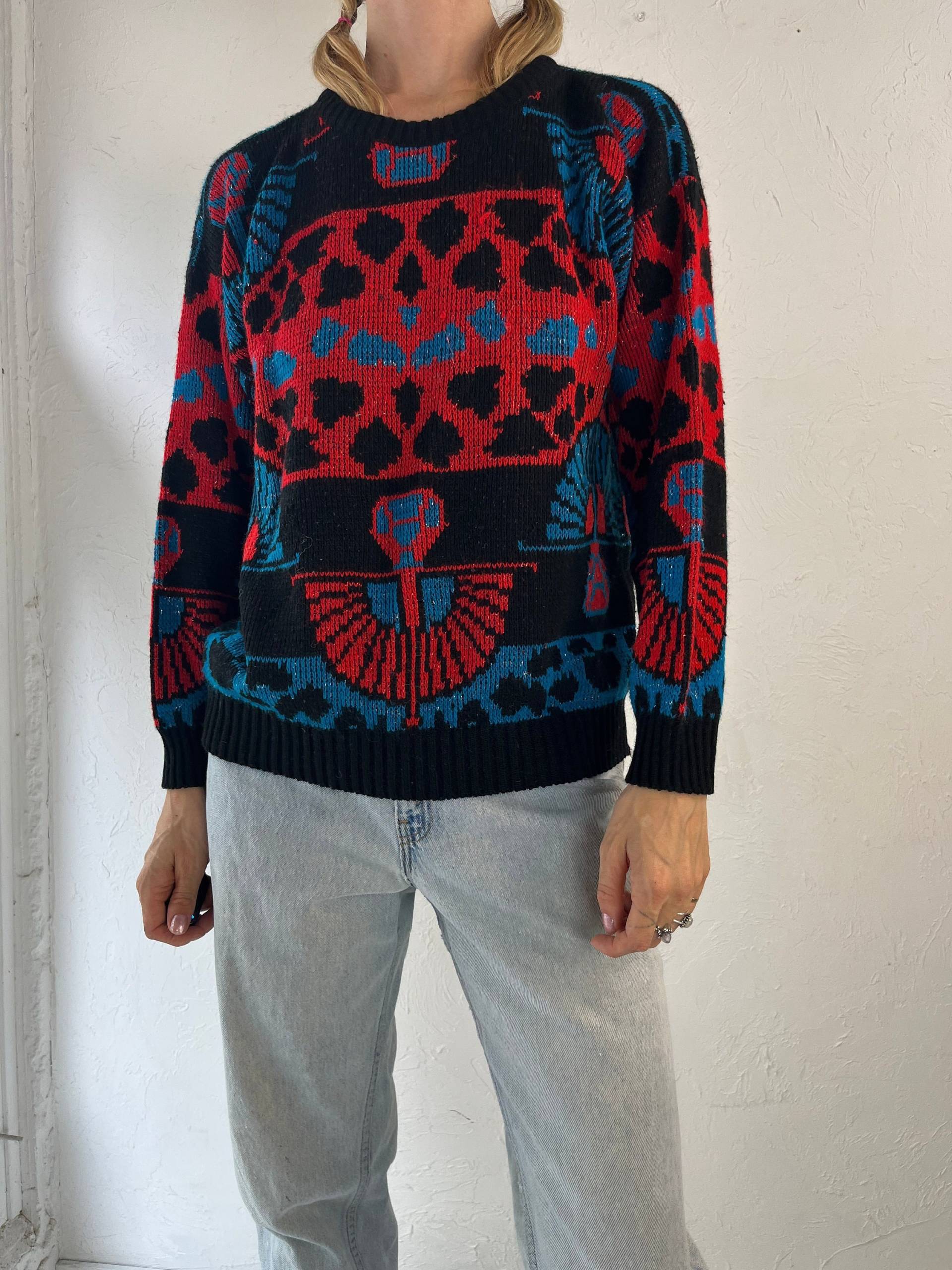80Er Jahre "Lauren' Strick Pullover Sweater/Medium von TheWildHoneyShop